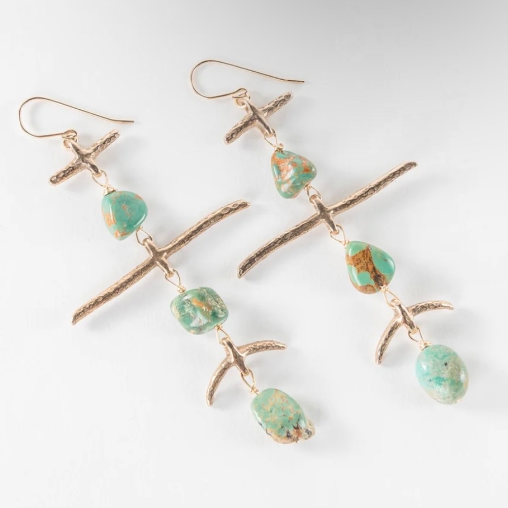 Catori Life Petra Earrings - Turquoise